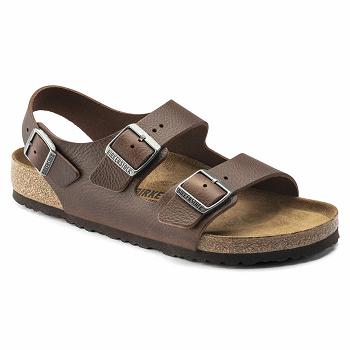 Milano Birkenstock Kozene Panske Hnede | SK 336GSO